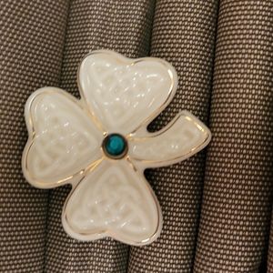 Lenox Shamrock Pin